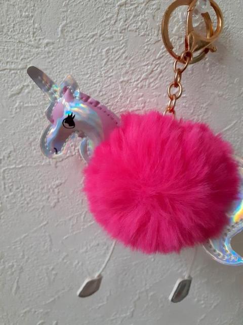 新品■ユニコーン フェイクファー 2way キーホルダー バッグチャーム◆ピンク < 女性ファッション  新品■ユニコーン フェイクファー 2way キーホルダー バッグチャーム◆ピンク < 女性ファッションの
