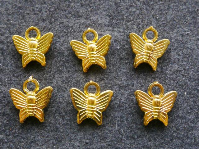 プラパーツ 手芸・アクセサリーパーツ  蝶 金色 パーツ 6個セット < ペット/手芸/園芸  プラパーツ 手芸・アクセサリーパーツ  蝶 金色 パーツ 6個セット  < ペット/手芸/園芸の