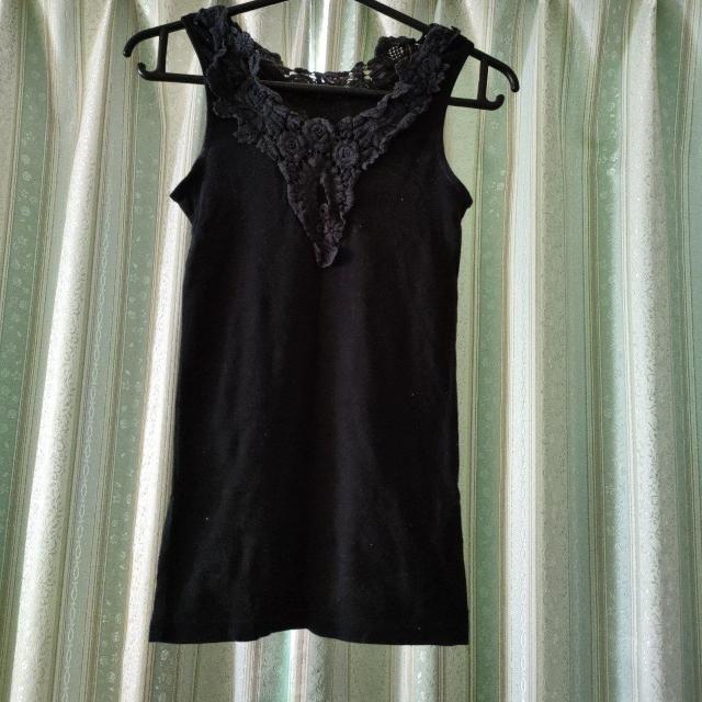 美品☆ミスティウーマン レディース ノースリーブ レース ブラック < ブランド 美品☆ミスティウーマン レディース ノースリーブ レース ブラック < ブランドの