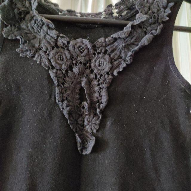 美品☆ミスティウーマン レディース ノースリーブ レース ブラック < ブランド 美品☆ミスティウーマン レディース ノースリーブ レース ブラック < ブランドの