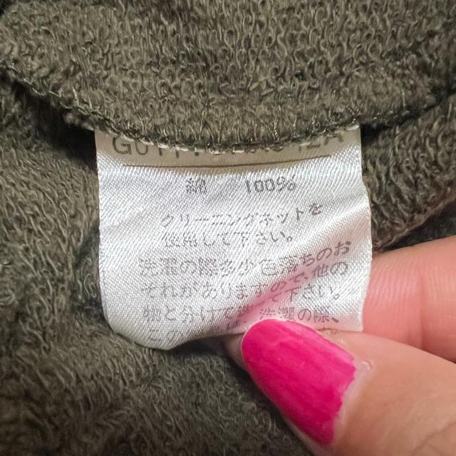 【美品】ビーズステッチ7分袖パーカー/M/カーキ/綿100%/カジュアル < 女性ファッション  【美品】ビーズステッチ7分袖パーカー/M/カーキ/綿100%/カジュアル < 女性ファッションの