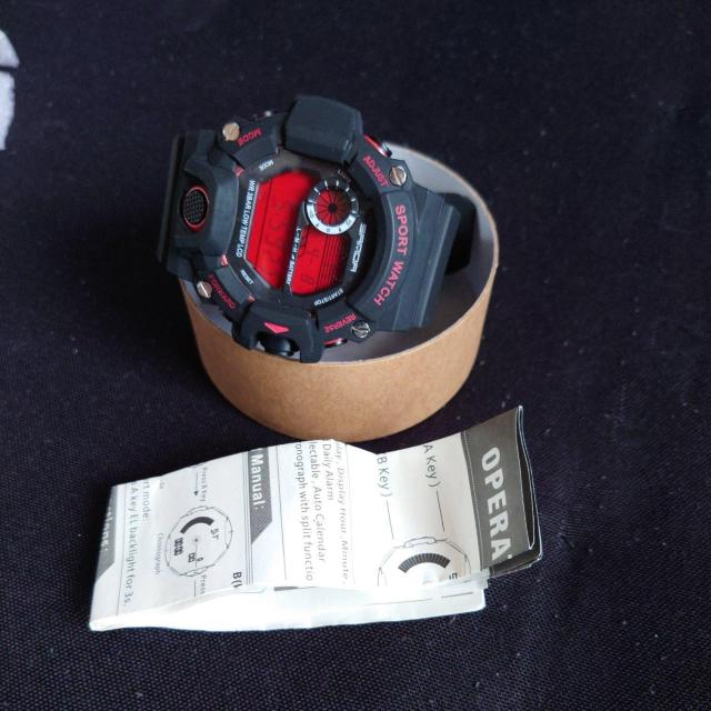 SPORT WATCH   BLACK×RED < 男性アクセサリー/時計  SPORT WATCH   BLACK×RED  < 男性アクセサリー/時計の