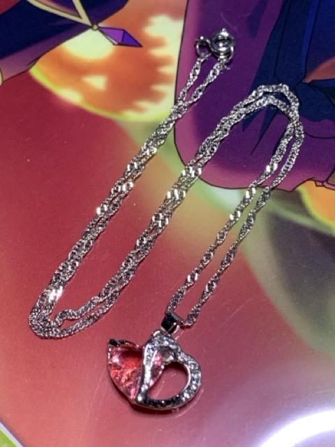 S925  ダブルハートネックレス(ピンク) < 女性アクセサリー/時計  S925  ダブルハートネックレス(ピンク)  < 女性アクセサリー/時計の