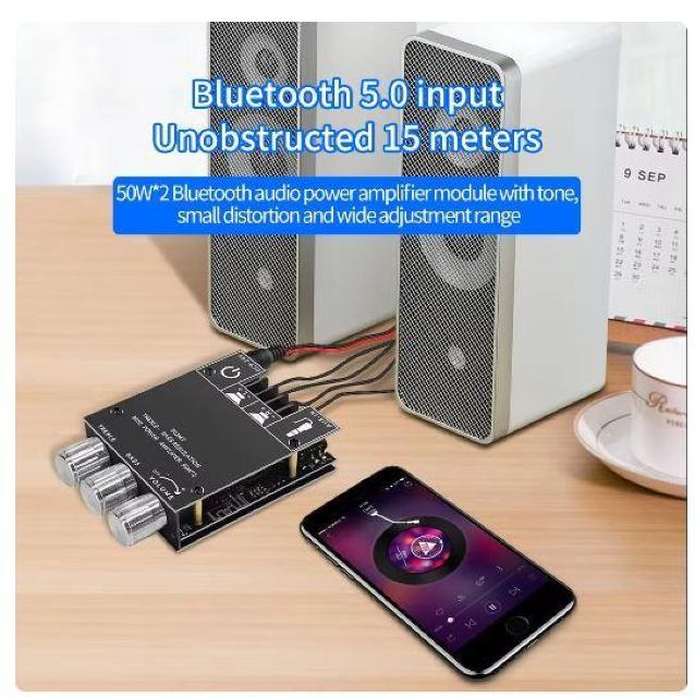 DIY@ZK-502MT Bluetooth 5.0@p[Av@50W~2@TuE[t@[Av{[h@2.0`l  Ɠd/AV 