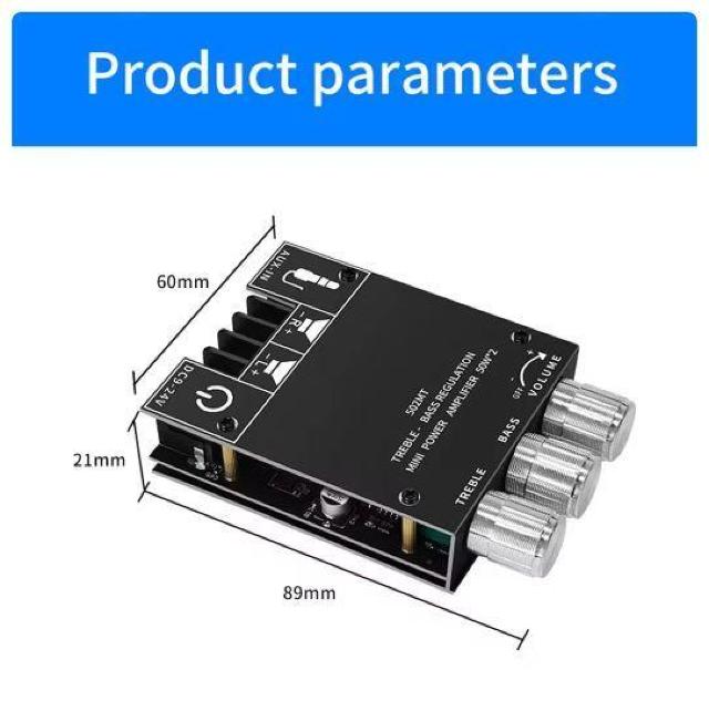 DIY@ZK-502MT Bluetooth 5.0@p[Av@50W~2@TuE[t@[Av{[h@2.0`l  Ɠd/AV 