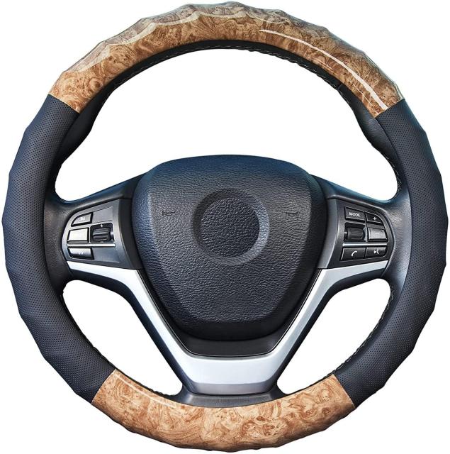 ハンドルカバー 軽自動車 Sサイズ 木目調 ベージ < 自動車/バイク ハンドルカバー 軽自動車 Sサイズ 木目調 ベージ < 自動車/バイク