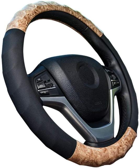 ハンドルカバー 軽自動車 Sサイズ 木目調 ベージ < 自動車/バイク ハンドルカバー 軽自動車 Sサイズ 木目調 ベージ < 自動車/バイク