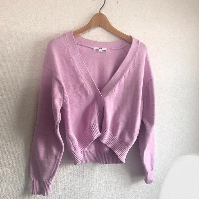◆UNIQLO/ユニクロ◆即完売!!ウォッシャブルショートカーディガン★ピンクM♪状態◎秋コーデ < ブランド  ◆UNIQLO/ユニクロ◆即完売!!ウォッシャブルショートカーディガン★ピンクM♪状態◎秋コーデ < ブランドの