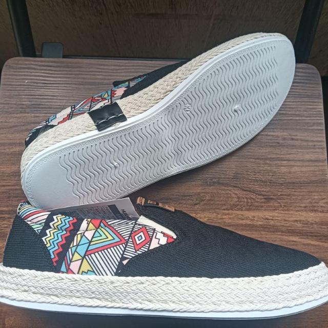 新品 26cm メンズ スリッポン シューズ ブラック 靴 男女兼用 カジュアル < 男性ファッション  新品 26cm メンズ スリッポン シューズ ブラック 靴 男女兼用 カジュアル < 男性ファッションの