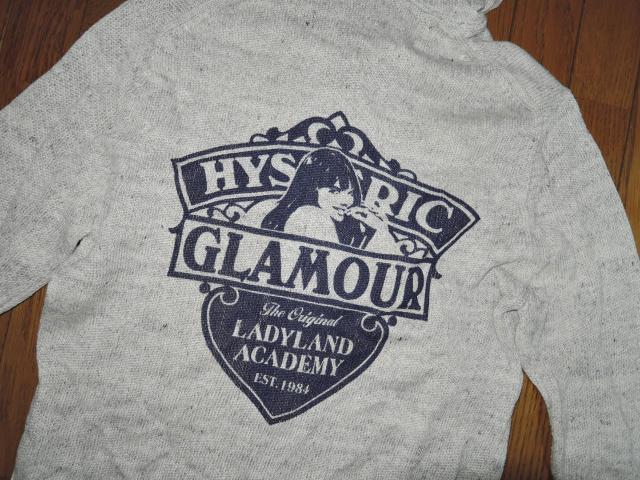 HYSTERIC GLAMOUR ヒステリックグラマー 薄手 ジップ ニット パーカー S 灰 ガール ロゴ LOGO LINEN < ブランド  HYSTERIC GLAMOUR ヒステリックグラマー 薄手 ジップ ニット パーカー S 灰 ガール ロゴ LOGO LINEN < ブランドの