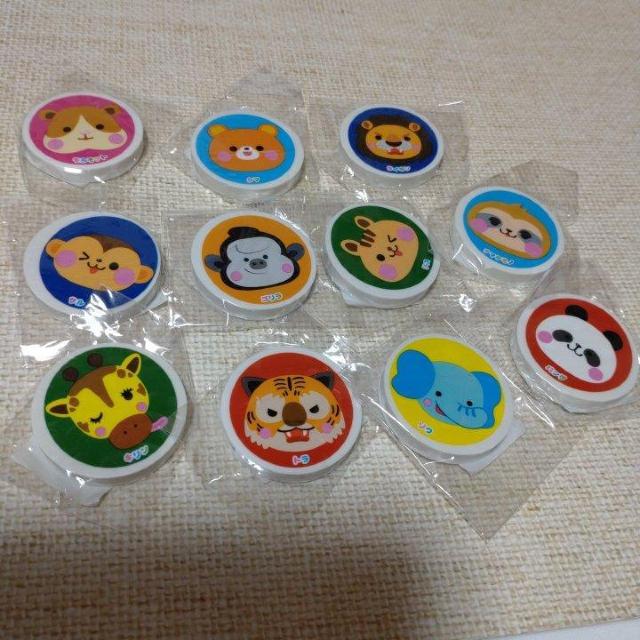 @カラフルアニマルまんまる消しゴム11個セット < インテリア/ライフ @カラフルアニマルまんまる消しゴム11個セット < インテリア/ライフの