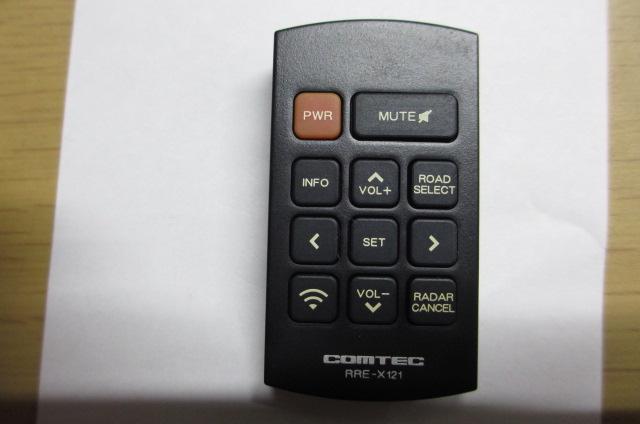 コムテック GPSレーダー 探知機用リモコン RRE-X121 通電確認済み < 自動車/バイク コムテック GPSレーダー 探知機用リモコン RRE-X121 通電確認済み < 自動車/バイク