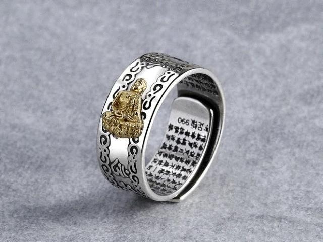 ★新品八大守護神 八尊仏 阿弥陀如来 指輪 リング シルバー 収納袋&磨きクロス付 < 男性アクセサリー/時計 ★新品八大守護神 八尊仏 阿弥陀如来 指輪 リング シルバー 収納袋&磨きクロス付 < 男性アクセサリー/時計の