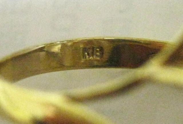 �ɔ��i K18 18�������O�w�� �����X�g�[�� 14�� 1.630ct #17 �� �����A�N�Z�T���[/���v�� 