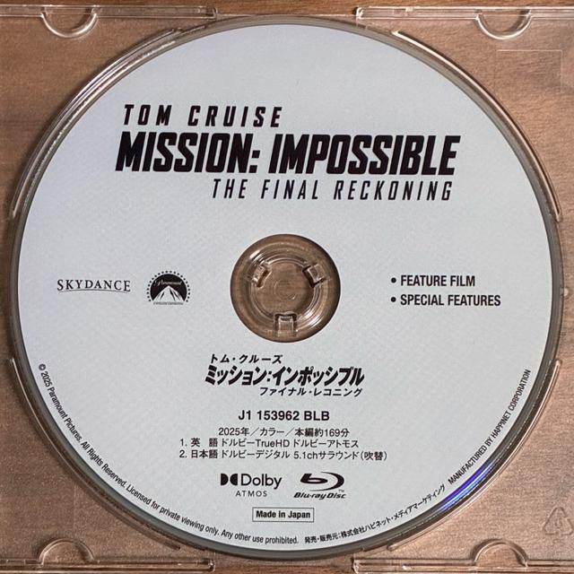 �~�b�V����:�C���|�b�V�u�� �t�@�C�i���E���R�j���O Blu-ray �f�B�X�N�̂݁y���i�z  �� CD/DVD/�r�f�I�� 