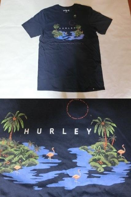【Hurley】ソフト素材 フラミンゴ 南国風TシャツUS M < ブランド  【Hurley】ソフト素材 フラミンゴ 南国風TシャツUS M < ブランドの