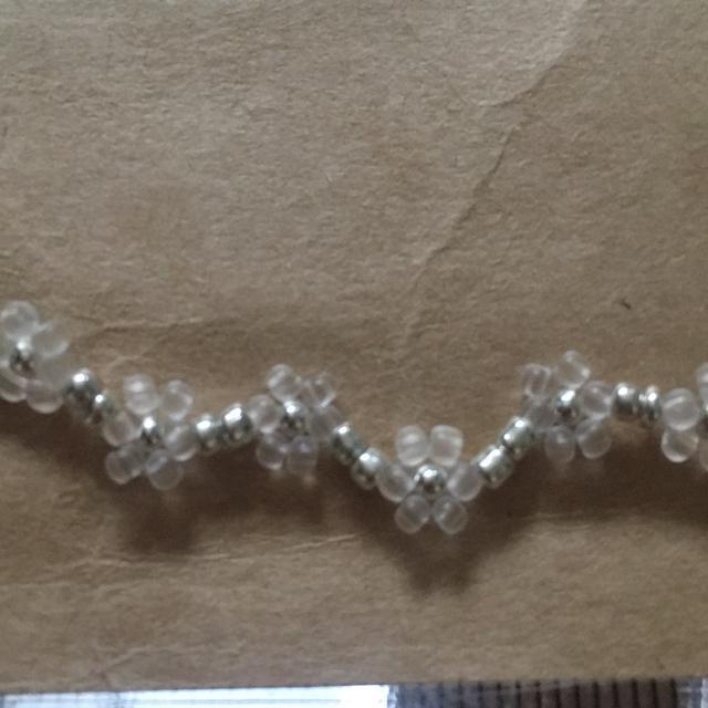 ハンドメイド☆ブレスレット☆透明×シルバー < 女性ファッション  ハンドメイド☆ブレスレット☆透明×シルバー < 女性ファッションの