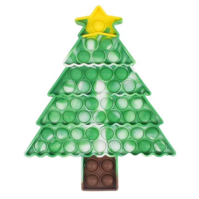 プッシュポップ 1枚 大きいサイズ クリスマスツリー バブ < おもちゃ  プッシュポップ 1枚 大きいサイズ クリスマスツリー バブ < おもちゃの