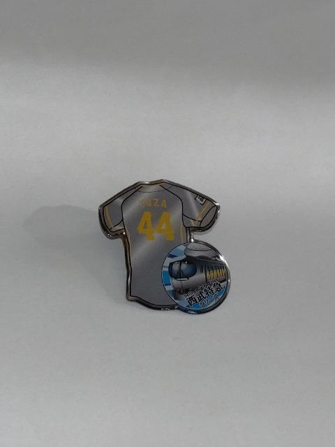 埼玉西武ライオンズ2023 ラビューユニフォームピンバッチ 44 與座海人投手 < レジャー/スポーツ  埼玉西武ライオンズ2023 ラビューユニフォームピンバッチ 44 與座海人投手  < レジャー/スポーツの