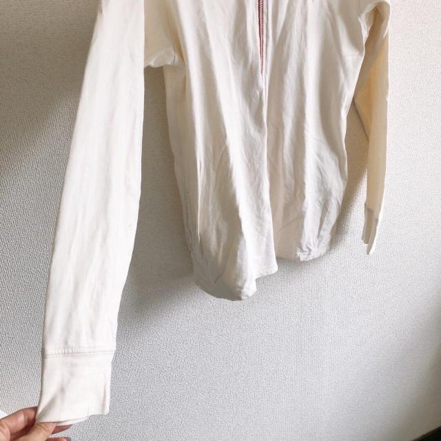 ◆TDL購入◆シンプル刺繍パーカー★アイボリー*男女兼用Mサイズ♪ディズニーハロウィン < 女性ファッション  ◆TDL購入◆シンプル刺繍パーカー★アイボリー*男女兼用Mサイズ♪ディズニーハロウィン < 女性ファッションの
