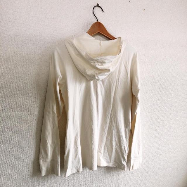 ◆TDL購入◆シンプル刺繍パーカー★アイボリー*男女兼用Mサイズ♪ディズニーハロウィン < 女性ファッション  ◆TDL購入◆シンプル刺繍パーカー★アイボリー*男女兼用Mサイズ♪ディズニーハロウィン < 女性ファッションの