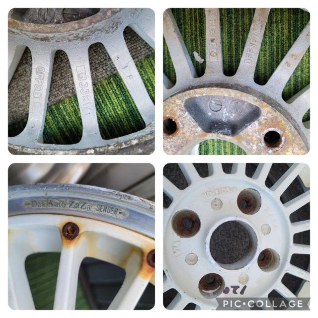 Das Auto ZaZaアルミ14インチ【14×6J 4x100 ET+35 ハブ70ホイールのみ4本セット軽自動車 コンパクト < 自動車/バイク Das Auto ZaZaアルミ14インチ【14×6J 4x100 ET+35 ハブ70ホイールのみ4本セット軽自動車 コンパクト < 自動車/バイク