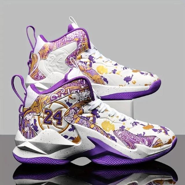 爆ヤス価格2990円★メンズバスケットボールシューズ、快適な滑り止め耐久性のあるスニーカー ホワイトパープル26.5cm < 男性ファッション 爆ヤス価格2990円★メンズバスケットボールシューズ、快適な滑り止め耐久性のあるスニーカー ホワイトパープル26.5cm < 男性ファッションの
