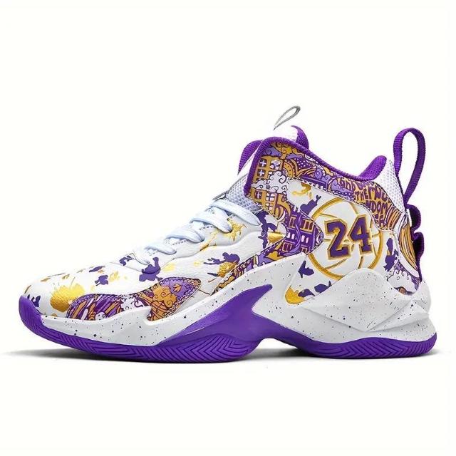 爆ヤス価格2990円★メンズバスケットボールシューズ、快適な滑り止め耐久性のあるスニーカー ホワイトパープル26.5cm < 男性ファッション 爆ヤス価格2990円★メンズバスケットボールシューズ、快適な滑り止め耐久性のあるスニーカー ホワイトパープル26.5cm < 男性ファッションの