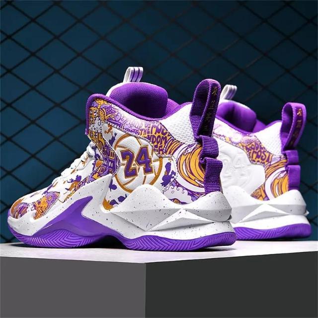 爆ヤス価格2990円★メンズバスケットボールシューズ、快適な滑り止め耐久性のあるスニーカー ホワイトパープル26.5cm < 男性ファッション 爆ヤス価格2990円★メンズバスケットボールシューズ、快適な滑り止め耐久性のあるスニーカー ホワイトパープル26.5cm < 男性ファッションの