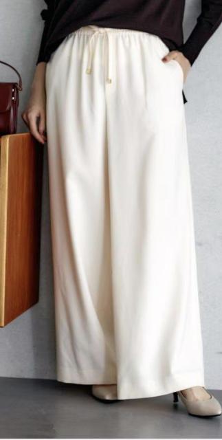 アンタイトル☆2025秋冬新作☆人気【ワイド/ウエストゴム/紐】ストレッチドロストパンツ < ブランド アンタイトル☆2025秋冬新作☆人気【ワイド/ウエストゴム/紐】ストレッチドロストパンツ < ブランドの