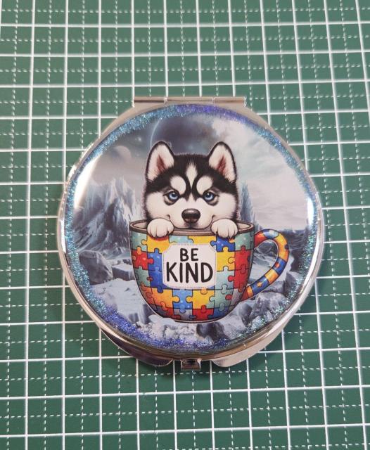 ハスキー手鏡★ハンドメイド シベリアンハスキー シベリアンハスキーグッズ 手鏡 大きめ手鏡 犬アクセサリー < 女性ファッション ハスキー手鏡★ハンドメイド シベリアンハスキー シベリアンハスキーグッズ 手鏡 大きめ手鏡 犬アクセサリー < 女性ファッションの