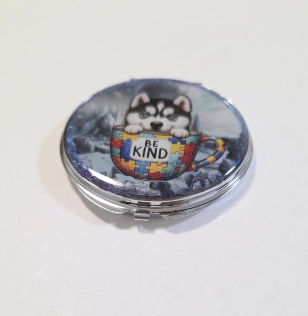 ハスキー手鏡★ハンドメイド シベリアンハスキー シベリアンハスキーグッズ 手鏡 大きめ手鏡 犬アクセサリー < 女性ファッション ハスキー手鏡★ハンドメイド シベリアンハスキー シベリアンハスキーグッズ 手鏡 大きめ手鏡 犬アクセサリー < 女性ファッションの