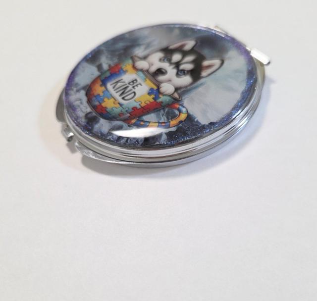 ハスキー手鏡★ハンドメイド シベリアンハスキー シベリアンハスキーグッズ 手鏡 大きめ手鏡 犬アクセサリー < 女性ファッション ハスキー手鏡★ハンドメイド シベリアンハスキー シベリアンハスキーグッズ 手鏡 大きめ手鏡 犬アクセサリー < 女性ファッションの