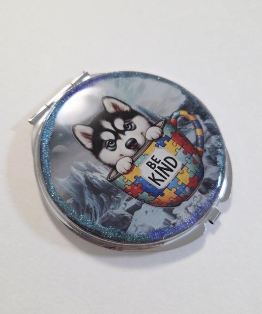 ハスキー手鏡★ハンドメイド シベリアンハスキー シベリアンハスキーグッズ 手鏡 大きめ手鏡 犬アクセサリー < 女性ファッション ハスキー手鏡★ハンドメイド シベリアンハスキー シベリアンハスキーグッズ 手鏡 大きめ手鏡 犬アクセサリー < 女性ファッションの