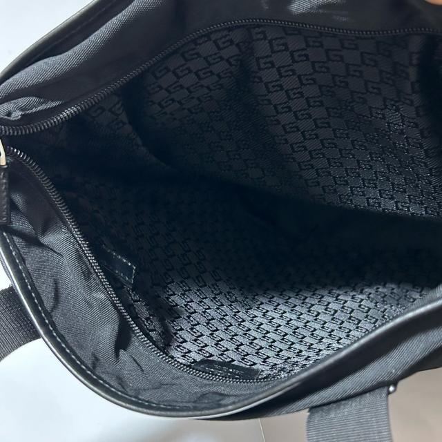 GUCCI �O�b�` ���S�v���[�g �i�C���� ���U�[ �n���h�o�b�O �g�[�g�o�b�O �u���b�N �V���o�[���� �� �u�����h�� 