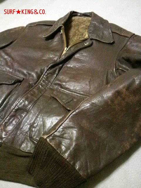 本物USA50'sヴィンテージフライトレザージャケット★USA現地買付け品!激レアコレクターズアイテム!大特価SALE! < 男性ファッション  本物USA50'sヴィンテージフライトレザージャケット★USA現地買付け品!激レアコレクターズアイテム!大特価SALE!  < 男性ファッションの