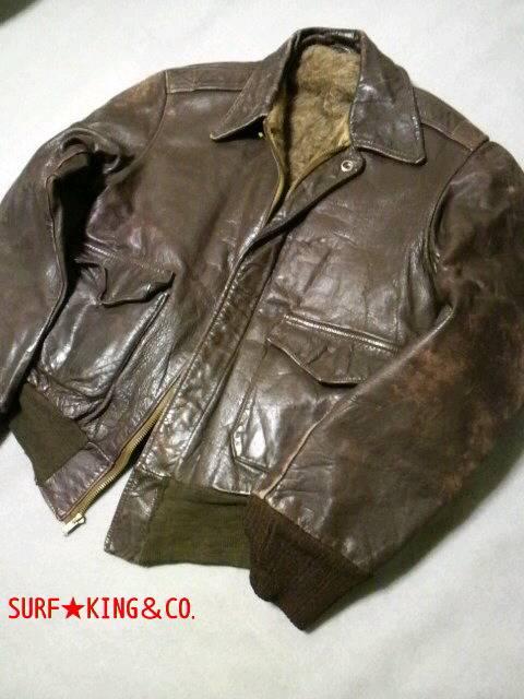 本物USA50'sヴィンテージフライトレザージャケット★USA現地買付け品!激レアコレクターズアイテム!大特価SALE! < 男性ファッション  本物USA50'sヴィンテージフライトレザージャケット★USA現地買付け品!激レアコレクターズアイテム!大特価SALE! < 男性ファッションの