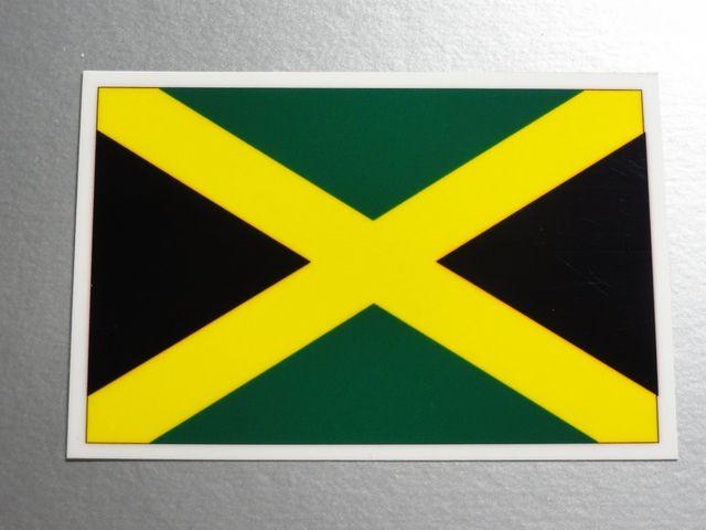 1■ジャマイカ国旗ステッカー1枚 シール ☆即買!■ < レジャー/スポーツ 1■ジャマイカ国旗ステッカー1枚 シール ☆即買!■ < レジャー/スポーツの