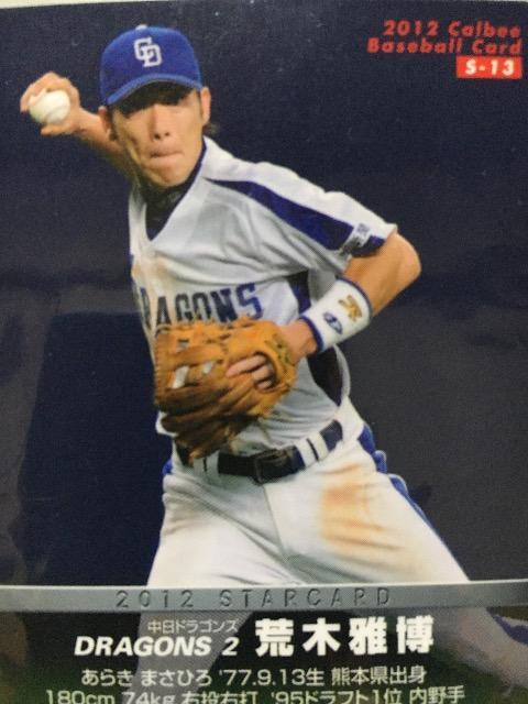 2012カルビー/第1弾サインパラレル版S-13・荒木雅博 < トレーディングカード 2012カルビー/第1弾サインパラレル版S-13・荒木雅博 < トレーディングカードの