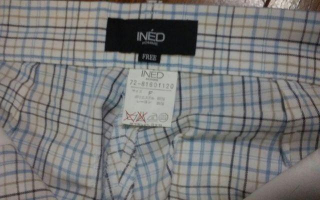 INED フリーサイズ 美品 チェック 72 < 男性ファッション  INED フリーサイズ 美品 チェック 72 < 男性ファッションの