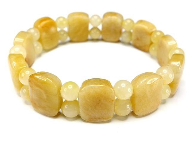 AAAイエロージェード楕円形バングルブレスレット天然石石街 < 女性アクセサリー/時計  AAAイエロージェード楕円形バングルブレスレット天然石石街  < 女性アクセサリー/時計の
