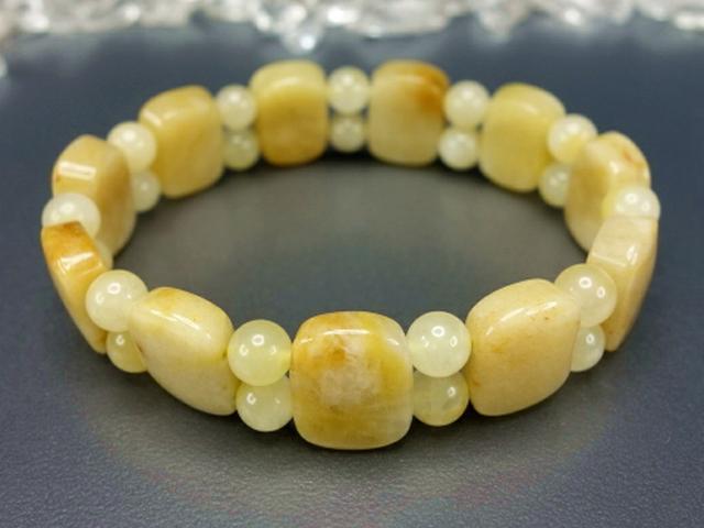 AAAイエロージェード楕円形バングルブレスレット天然石石街 < 女性アクセサリー/時計  AAAイエロージェード楕円形バングルブレスレット天然石石街 < 女性アクセサリー/時計の