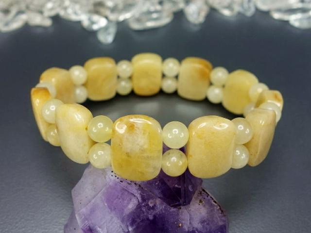 AAAイエロージェード楕円形バングルブレスレット天然石石街 < 女性アクセサリー/時計  AAAイエロージェード楕円形バングルブレスレット天然石石街 < 女性アクセサリー/時計の