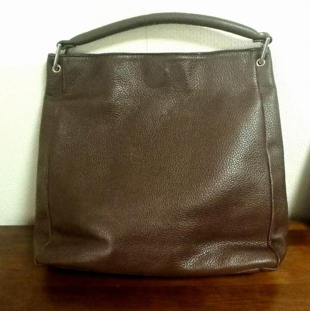 ◆ハンドーバッグ レザー ブラウン 中古品 < 女性ファッション  ◆ハンドーバッグ レザー ブラウン 中古品 < 女性ファッションの