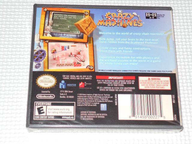 DS★CRAZY MACHINES 海外版★新品未開封 < ゲーム本体/ソフト  DS★CRAZY MACHINES 海外版★新品未開封 < ゲーム本体/ソフトの