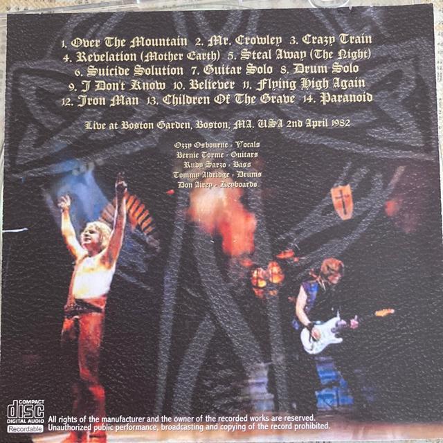 【オジー追悼】輸入CD OZZY OSBOURNE - 2ND NIGHT WITH TORME < CD/DVD/ビデオ  【オジー追悼】輸入CD OZZY OSBOURNE - 2ND NIGHT WITH TORME < CD/DVD/ビデオの