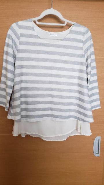 ☆美品☆a.v.vアーベーベー☆重ね着風長袖カットソー☆M < 女性ファッション  ☆美品☆a.v.vアーベーベー☆重ね着風長袖カットソー☆M  < 女性ファッションの
