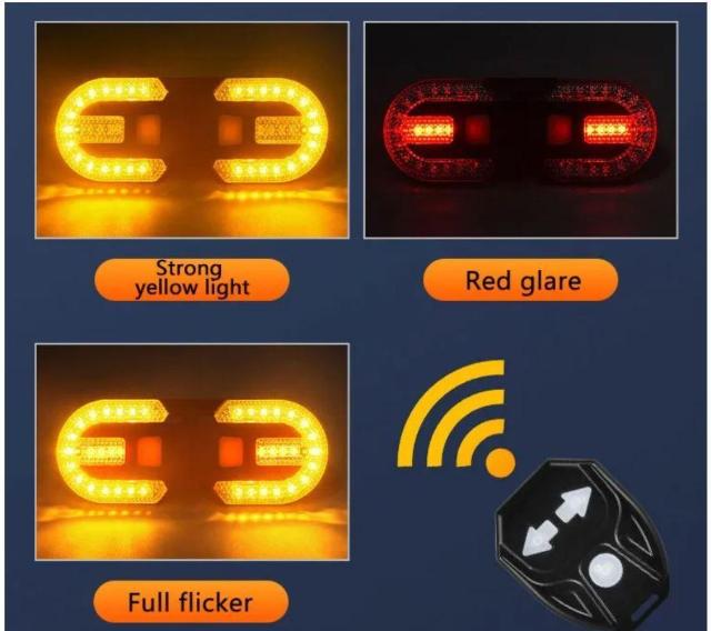 ウインカー 自転車テールライト スマート ワイヤレス リモート コントロール 後付け 方向指示器 USB充電 LED自転車 100 < レジャー/スポーツ  ウインカー 自転車テールライト スマート ワイヤレス リモート コントロール 後付け 方向指示器 USB充電 LED自転車 100 < レジャー/スポーツの