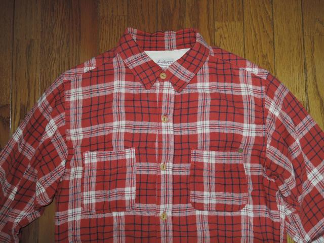 Anachronorm アナクロノーム チェックシャツ 00 赤系 加工 ネルシャツ 長袖シャツ < ブランド Anachronorm アナクロノーム チェックシャツ 00 赤系 加工 ネルシャツ 長袖シャツ < ブランドの