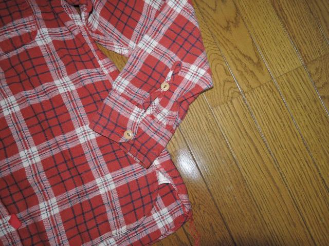 Anachronorm アナクロノーム チェックシャツ 00 赤系 加工 ネルシャツ 長袖シャツ < ブランド Anachronorm アナクロノーム チェックシャツ 00 赤系 加工 ネルシャツ 長袖シャツ < ブランドの